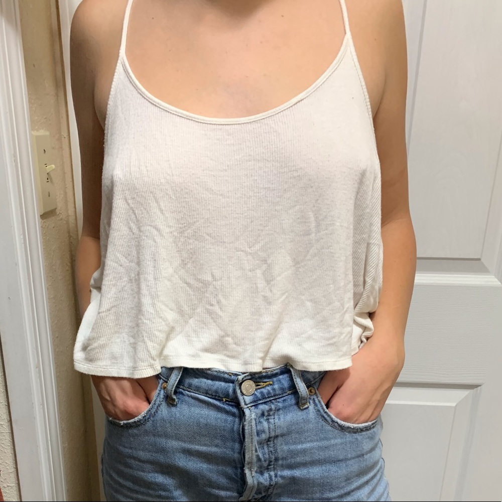 White tank top
